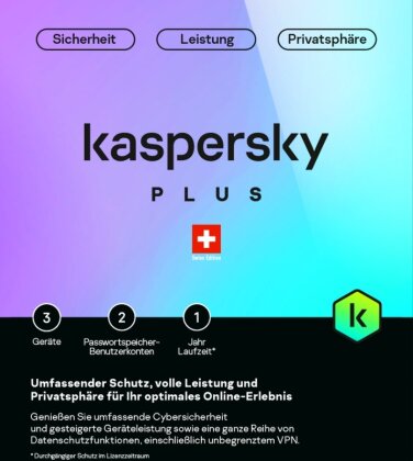 Kaspersky Plus (3 PC) [PC/Mac/Android]