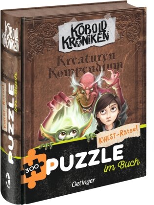 KoboldKroniken. Puzzle im Buch. Kwest-Rätsel. 300 Teile