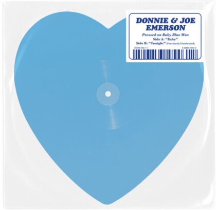 Donnie & Joe Emerson - "baby" Heart Shaped Record (7" Single)