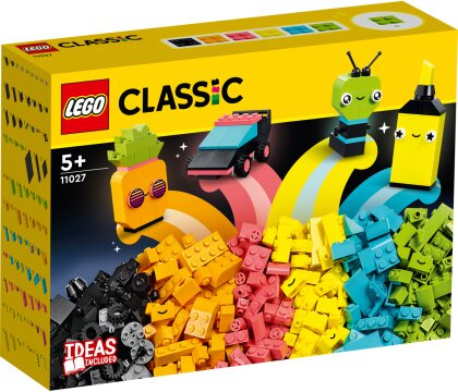 Neon Kreativ-Bauset - Lego Classic, 333 Teile,