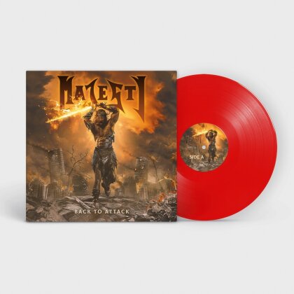 Majesty - Back To Attack (Limited Edition, Red Vinyl, LP)