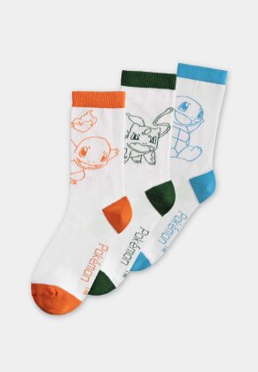 Pok&eacute;mon - Crew Socks (3 Pack) - Gr&ouml;sse 43/46