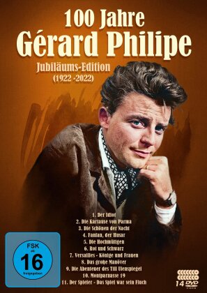 100 Jahre Gérard Philipe - 1922-2022 (Jubiläumsedition, 14 DVDs)