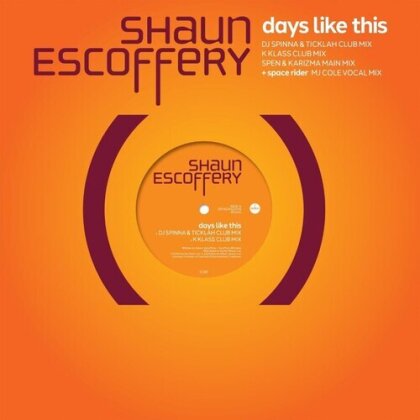 Shaun Escoffery - Day Like This (2023 Reissue, Black Vinyl, 140 Gramm, Demon/Edsel, 12" Maxi)