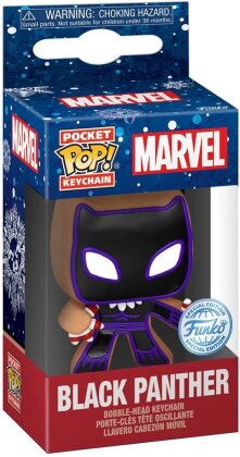 Funko Pocket Pop! Keychain: Marvel Holiday - Black Panther - US Exclusive