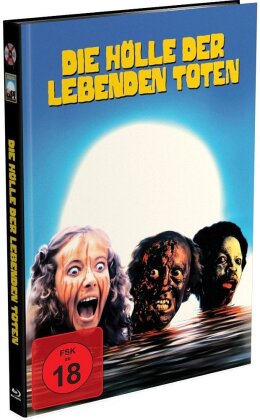 Die Hölle der lebenden Toten (1980) (Cover B, Édition Limitée, Mediabook, 4K Ultra HD + Blu-ray + DVD)