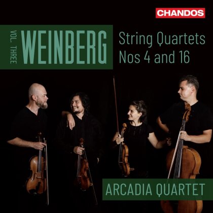 Arcadia Quartet & Mieczyslaw Weinberg (1919-1996) - String Quartets Vol. 3