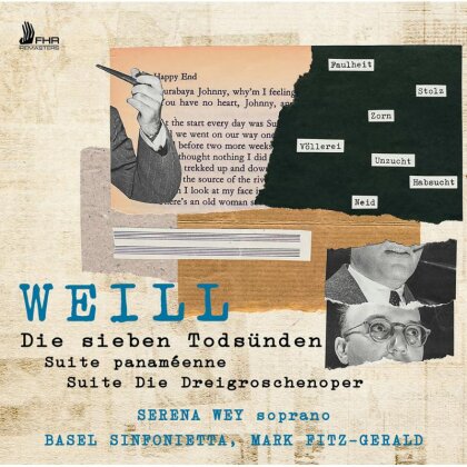 Kurt Weill (1900-1950), Mark Fitz-Gerald, Serena Wey & Basel Sinfonietta - Die Dreigroschenoper Die Sieben Todsunden Suite