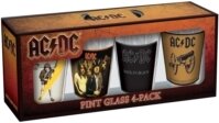 AC/DC - Ac/Dc Classic Covers 16 Oz 4 Pack Pint Glasses