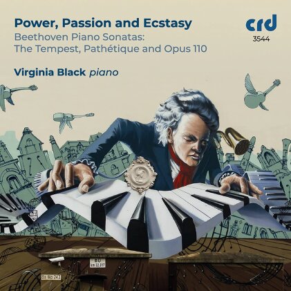 Ludwig van Beethoven (1770-1827) & Virginia Black - Power, Passion And Ecstasy - Beethoven Piano Sonatas - Nr. 17, Nr. 8, Nr. 31
