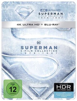 Superman - 5-Movie Collection (Limited Edition, Steelbook, 5 4K Ultra HDs + 5 Blu-rays)