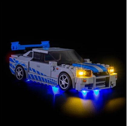 Light My Bricks - LED Licht Set für LEGO® 76917 Speed Champions Nissan Skyline GT-R (R34)