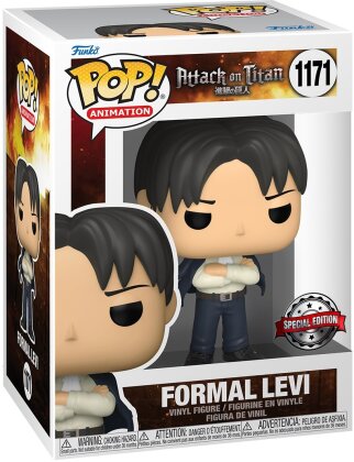 Levi - Attack on Titans (1171) - POP Animation - Exclusive - 9.5 cm