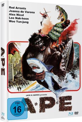 Ape (1976) (Limited Edition, Mediabook, Uncut, Blu-ray + DVD)