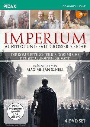 Imperium - Aufstieg und Fall grosser Reiche - Die komplette Doku-Serie (2011) (Pidax Doku-Highlights, 4 DVDs)