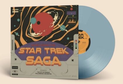 The City of Prague Philharmonic Orchestra - Star Trek (2023 Reissue, Silva Screen, Blue Vinyl, LP)