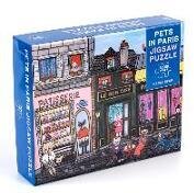 Pets in Paris - 1000-Piece Jigsaw Puzzle