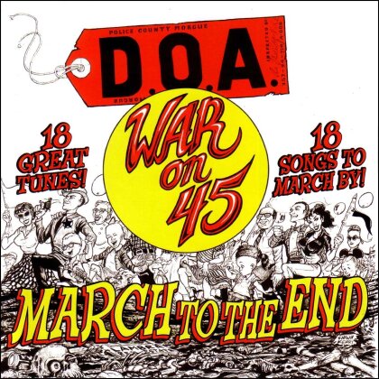 D.O.A. - War On 45 (2023 Reissue, Sudden Death, 40th Anniversary Edition, LP)
