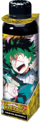Stor Young Adult - My Hero Academia - Bouteille Isotherme en Acier Inoxydable - Combat - 515 ML
