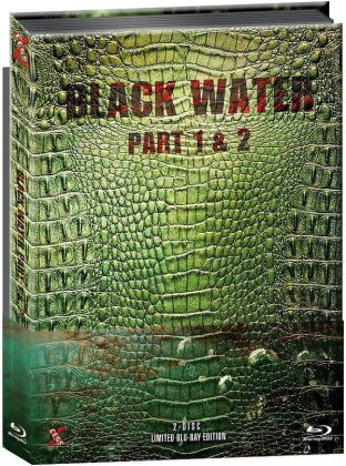 Black Water - Part 1 & 2 - Black Water (2007) / Black Water: Abyss (2020) (Wattiert, Limited Edition, Mediabook, 2 Blu-rays)