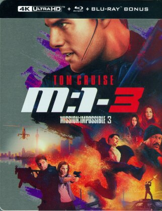 M:I-3 - Mission: Impossible 3 (2006) (Limited Edition, Steelbook, 4K Ultra HD + 2 Blu-rays)