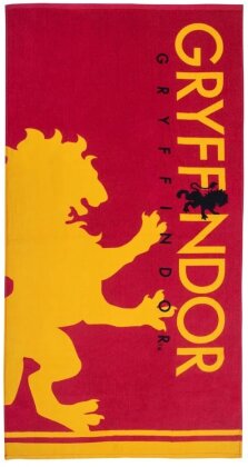 Serviette de toilette et de bain Harry Potter Gryffindor 140 x 70 cm