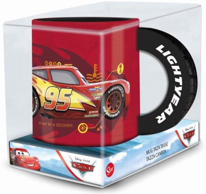 Stor Young Adult - Disney : Cars - Mug 3D en Dolomite - Flash McQueen - 355 ML