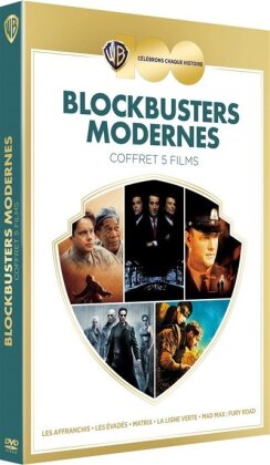 Blockbusters Modernes - Les Affranchis / Les Évadés / Matrix / La ligne verte / Mad Max : Fury Road (100 ans Warner Bros., 5 DVDs)