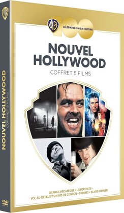 Nouvel Hollywood - Orange mécanique / L'exorciste / Vol au-dessus d'un nid de coucou / Shining / Blade Runner (100 ans Warner Bros., 5 DVD)