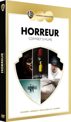 Horreur - Conjuring / Annabelle / Dans le noir / Ça / La Nonne (100 ans Warner Bros., 5 DVD)