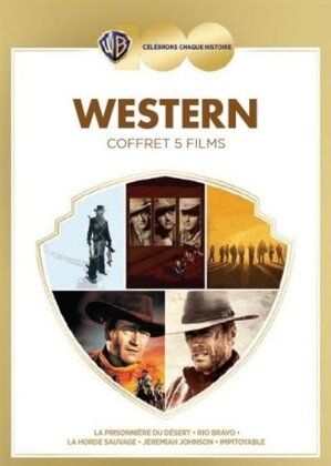 Western - La prisonnière du désert / Rio Bravo / La horde sauvage / Jeremiah Johnson / Impitoyable (100 ans Warner Bros., 5 DVDs)
