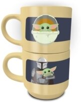 The Mandalorian - Star Wars: The Mandalorian Stackable Mug Set - Stronger Than You Think / Where I Go. He Goes