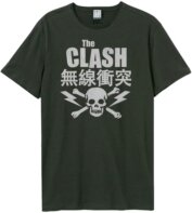 The Clash: Bolt - Amplified Vintage Charcoal T-Shirt
