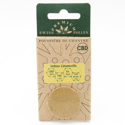 Swiss Premium Pollen Limoncello 10g - Indoor (CBD: 20%, THC: <1%)