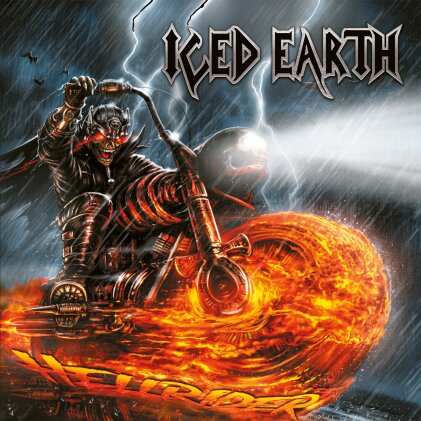 Iced Earth - Hellrider (ROAR! ROCK OF ANGELS RECORDS IKE, Limited Edition, Orange/Yellow/Silver Vinyl, LP)