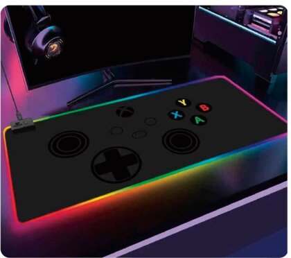 Ukon!C - Microsoft - Tapis de souris Gaming RGB - Manette Xbox