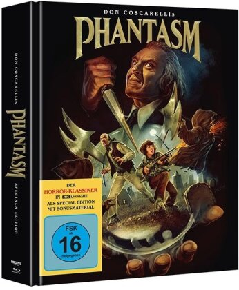 Phantasm (1979) (Mediabook, Special Edition, 4K Ultra HD + Blu-ray + DVD)