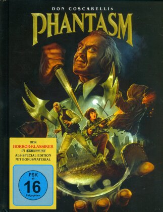 Phantasm (1979) (Mediabook, Special Edition, 4K Ultra HD + Blu-ray + DVD)
