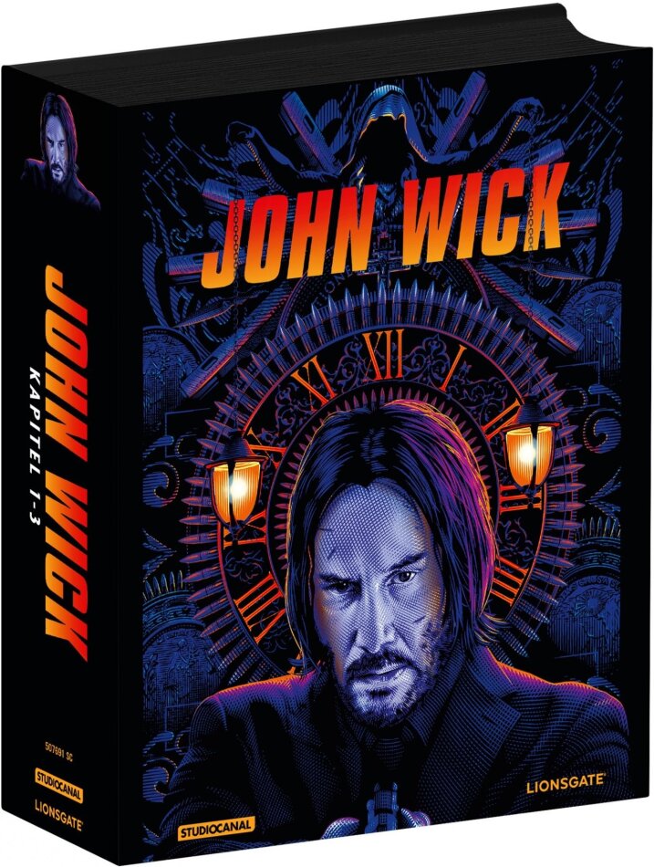 John Wick 1-3 (Schuber, Limited Collector's Edition, Steelbook, 3 4K Ultra HDs)
