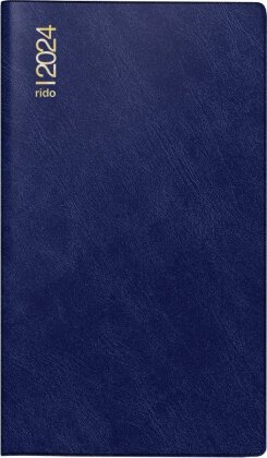Monatskalender, Taschenkalender, 2024, Modell Miniplaner d 15, Schaumfolien-Einband Catana - dunkelblau