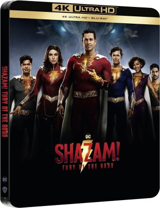 Shazam! 2 - La rage des dieux (2023) (Édition Limitée, Steelbook, 4K Ultra HD + Blu-ray)