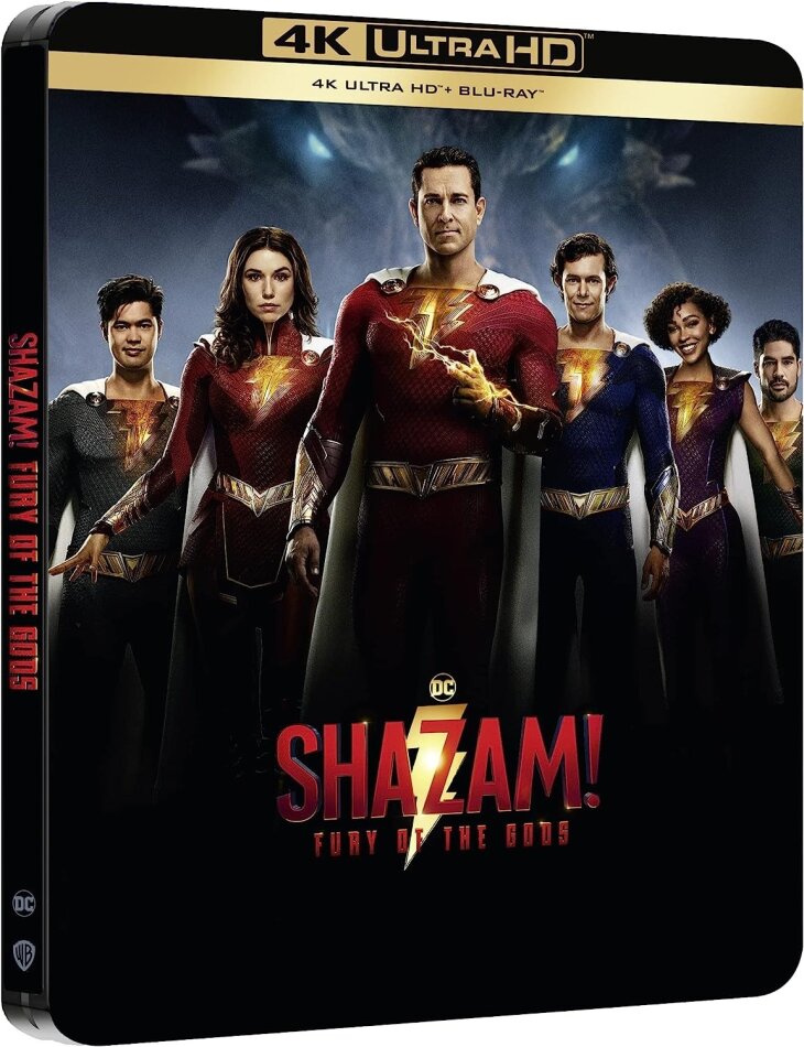 Shazam! 2 - La rage des dieux (2023) (Limited Edition, Steelbook, 4K Ultra HD + Blu-ray)