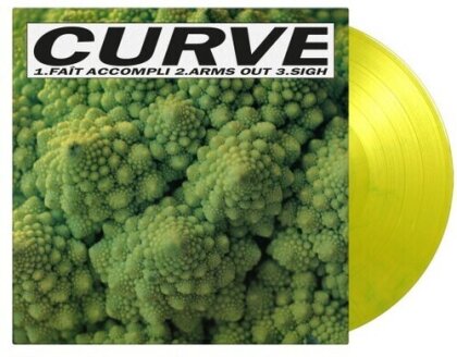 Curve - Fait Accompli (Music On Vinyl, 2023 Reissue, limited to 750 copies, Limited Edition, Yellow Translucent Green Marbled Vinyl, 12" Maxi)