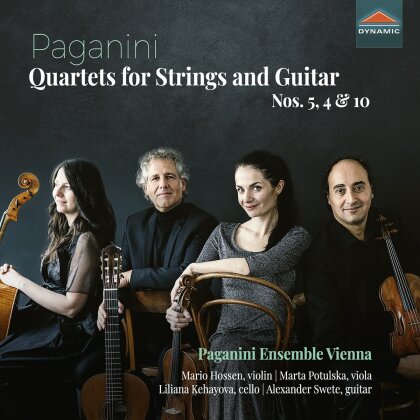 Paganini Ensemble Vienna & Niccolò Paganini (1782-1840) - Quartets For Strings & Guitar Nos. 5, 4, 10 - Vol. 3