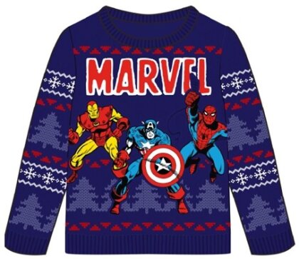 Marvel: Avengers Rassemblement - Pull de Noël Enfant 3 - 4 ans