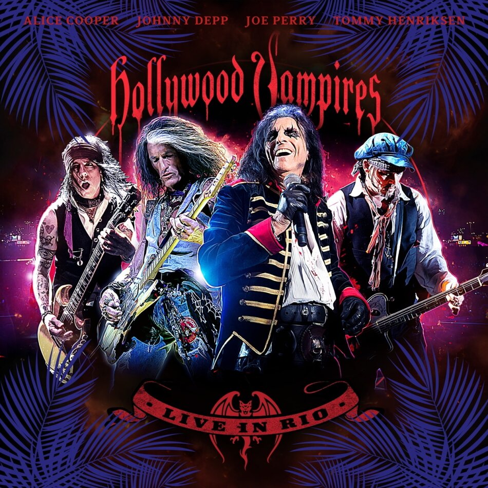 Hollywood Vampires (Alice Cooper/Johnny Depp/Joe Perry/Tommy Henriksen) - Live in Rio (CD + Blu-ray)