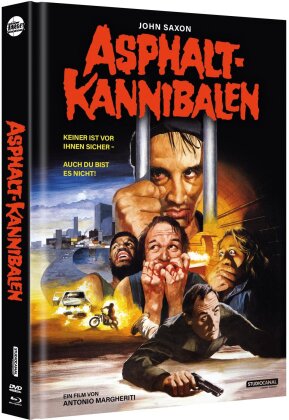 Asphalt-Kannibalen (1980) (Cover A, Limited Edition, Mediabook, Uncut, Blu-ray + DVD)