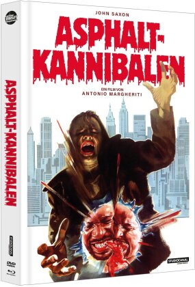 Asphalt-Kannibalen (1980) (Cover B, Limited Edition, Mediabook, Uncut, Blu-ray + DVD)