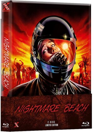 Nightmare Beach (1989) (Wattiert, Limited Edition, Mediabook, Blu-ray + DVD)