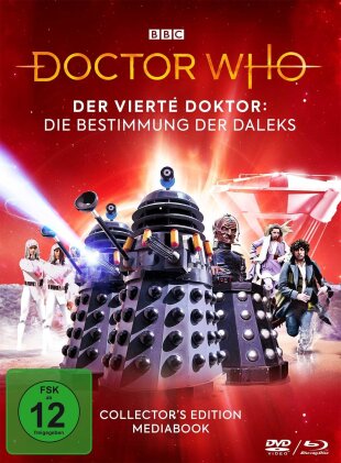 Doctor Who - Der Vierte Doktor - Die Bestimmung der Daleks (BBC, Édition Collector Limitée, Mediabook, Blu-ray + DVD)